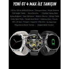 Yeni Spor Watch GT4 Max Elite 46mm Siyah Çelik Klasik Erkek Akıllı Saat Arama Yapan Nfc, Gps Android&ios Iphone Huawei Uyumlu 8-9 Howear