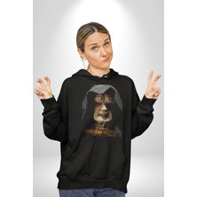 Angemiel Star Wars Emperador Palpatine Karakter Kadın Erkek  Siyah Kapüşonlu Sweatshirt Hoodie