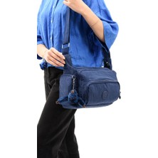 Klinkır Kumaş Kadın Postacı Omuz Çantası Çapraz Askılı Çok Cepli Su Itici Kumaş 30*20 cm