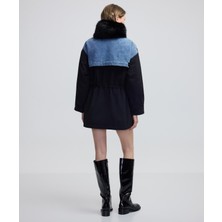 İpekyol Denim Mix Teknik Kumaş Mont