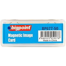 Bigpoint Akrilik Mıknatıslı Isimlik Şeffaf