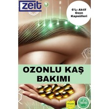 Zeitozon Ozonlu Kaş Dökülmelerini Önleyici Krem | Zayıf Kaşları Besler, Canlandırır  - Aktif Ozon Kapsülleri 6’lı