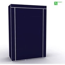 2 Bölmeli Bez Ayakkabılık Portatif Ayakkabılık Dolap