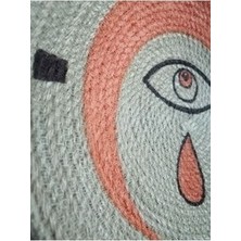 Lotus 3'lü Tires Dikişli Hasır Duvar Tabak Seti