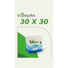 Bi Peçete Bi Peçete 30X30 Servis Peçete 100'LÜ