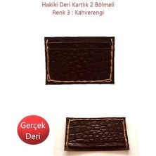 Bonvii Int Kartlık Deri 2 Bölmeli