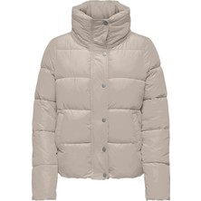 Only Kadın Mont Bej 15295424 Onlnewcool Puffer