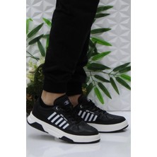 M.P. 242 2060 Siyah Beyaz Rahat Orijinal Ürün Erkek Spor Ayakkabı