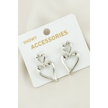 Feryal Kalp Yeni Sezon Metal Küpe