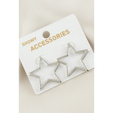 Feryal Yıldız Yeni Sezon Metal Küpe