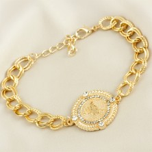 Feryal Osmanlı Tuğralı Taşlı Bileklik