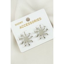 Feryal Güneş Yeni Sezon Metal Küpe