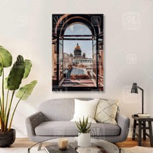 SML Tablo Saint Isaac Katedrali Aziz Ishak Kilisesi Tarihi Ibadethane Dikey Kanvas Tablo