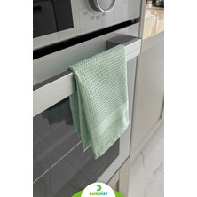 Euro İst 2 Adet Mikrofiber Temizlik Bezi Cam, Ayna, Mutfak, Banyo, Araç Genel Temizlik Bezi 30 x 40 cm Yeşil Euroist