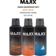 Majix Erkek Deodorant Seti Musc-Chocolate-Ice