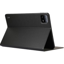 Enkay Xiaomi Pad 6 / Pad 6 Pro Siyah Için Deri Standlı Kılıf (Yurt Dışından)