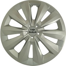 Forway Renault Clio Uyumlu 4 Adet Kırılmaz Jant Kapağı 14" Inç (Logo Hediyeli)