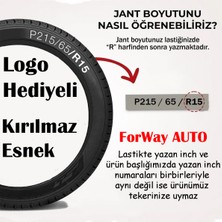 Forway Volkswagen Crafter Uyumlu 4 Adet Kırılmaz Jant Kapağı 14" Inç (Logo Hediyeli)