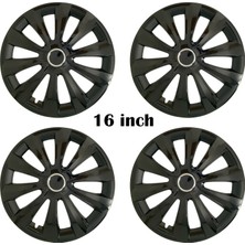 Forway Ford Transit Uyumlu 4 Adet Kırılmaz Jant Kapağı 16" Inç (Logo Hediyeli)