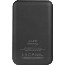 S-Link M110 10000MAH Magsafe 15W HSC22.5W+PD20W Siyah LCD Taşınabilir Pil Şarj Cihazı Powerbank