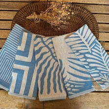 Dost Tekstil Damask 5'li Mutfak Havlu Seti & Kurulama Bezi