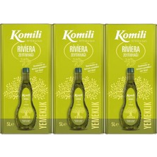 Komi'li Zeytinyağı 15lt Riviera (Teneke) (3pk*5lt)