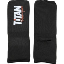 Titan Sport Siyah Bez Ayak Koruyucu Kavallık