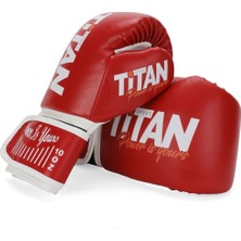 Titan Sport Kırmızı Boks Eldiveni + Vertex Boks Bandajı 2'li Kampanyalı Ürün