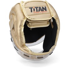 Titan Sport Yüz Korumalı Boks Kaskı , Gold(Altın) Model