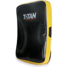 Titan Sport Low Kick (Büyük Boy) Darbe Yastığı 60X33X12 cm Sarı-Siyah