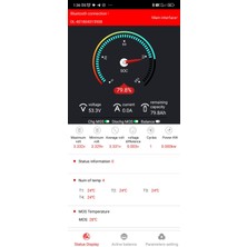 51.2V 100AH Lifepo4 Batarya + Ekran + Bluetooth ( 48V Sistem) UniSun Enerji