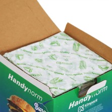 Handy Handynorm Hamburger Burger Pide Tost Sandviç Kılıfı Poşeti - 12.5X12.5 Cm. - 2000 Adetlik 1 Kutu