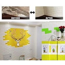 Yaxin 3D Duvar Panelleri Soyma Duvar Kağıdı Stickerı Kendinden Yapışkanlı Su Geçirmez Köpük ile Iç Duvar Dekoru, Banyo, Ev Dekorasyonu Için, 70CMX10M (Yurt Dışından)