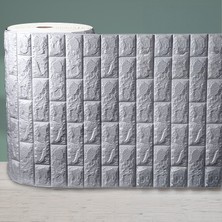 Yaxin 3D Duvar Panelleri Soyma Duvar Kağıdı Stickerı Kendinden Yapışkanlı Su Geçirmez Köpük ile Iç Duvar Dekoru, Banyo, Ev Dekorasyonu Için, 70CMX10M (Yurt Dışından)