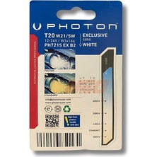 Photon T20 W21/5W Çift Devre Beyaz LED