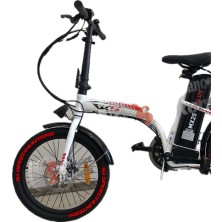 Elektrikli Bisiklet Speedhunters Lastik Yazısı 8adet Lastik Sticker Rks E-Bike Lastik Stiker Kırmızı