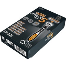 Bic Flex 5 Hybrid Tıraş Bıçağı Seti 1 Gövde + 10 Yedek Başlık - 5 Bıçaklı Erkek Tıraş Bıçağı