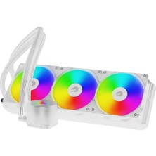 Gamebooster Tıtan 360W Rainbow Fanlı 360MM (Intel/am5) Serisi Uyumlu Sıvı Soğutma Sistemi (Beyaz)