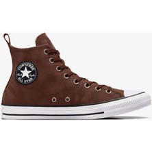 Converse Chuck Taylor All Star Unisex Kahverengi Deri Bot.202