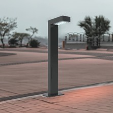 Quark Lighting Özel Reflektörlü Bollard Aydınlatma Antrasit BL100