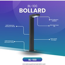 Quark Lighting Özel Reflektörlü Bollard Aydınlatma Antrasit BL100