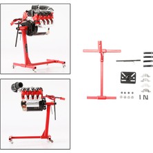 Evrensel Döndürülebilir Simüle Edilmiş 1/10 Ölçekli V8 Motor Braketi Standı A (Yurt Dışından)