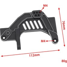 Rc Yedek Parçalar Amortis Kuleleri Braketi Axıal Scx6 1/6 Ölçekli Önü (Yurt Dışından)