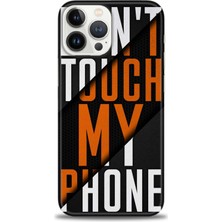 iPhone 14 Pro Kılıf Hd Baskılı - Dont Touch + 9h Nano Ekran Koruyucu