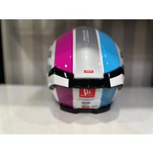 Kask Mt Thunder 4 Sv Tears C8 Parlak Inci Beyaz/Pembe