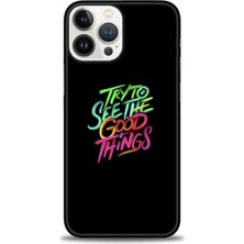 iPhone 14 Pro Kılıf Hd Baskılı - Good Things + 9h Nano Ekran Koruyucu