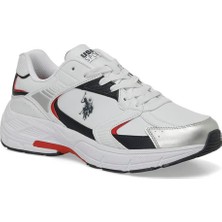 U.s. Polo Assn. Felix 4Pr Erkek Beyaz-Lacivert-Kırmızı (40-45) Sneaker Ayakkabı