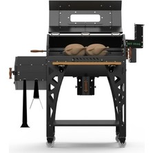 MR-BBQ Quartz Premium Kömürlü Odunlu Mangal Smoker