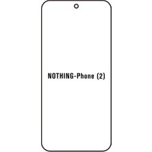 Rova  Nothing Phone 2 Uyumlu Ön+Arka Full Body Parmak Izi Bırakmaz Ultra Koruyucu Mate Jelatin