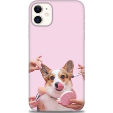 iPhone 11 Kılıf Hd Baskılı - Sevimli Köpek + 9h Nano Ekran Koruyucu